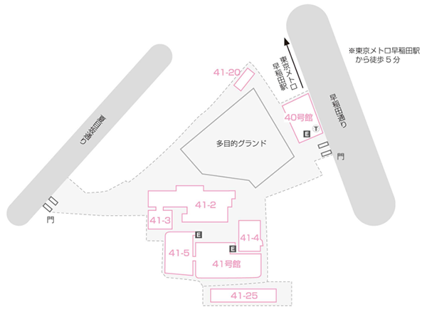 喜久井町キャンパス案内図