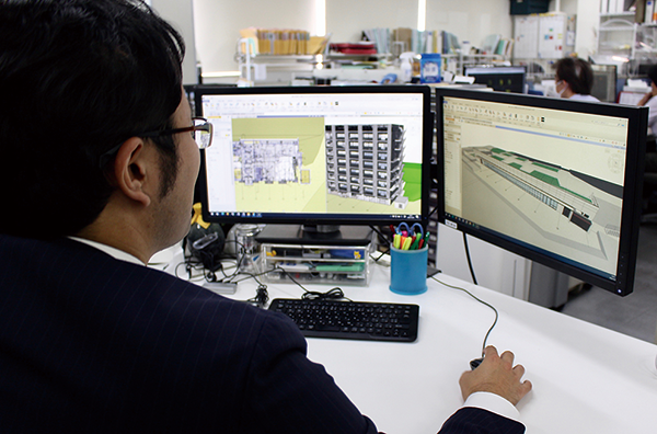 GLOOBE、J-BIM施工図CADを使った作業