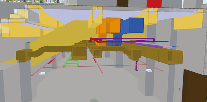GLOOBEによる配管検討(※一部の調整作業に他社製品を使用)