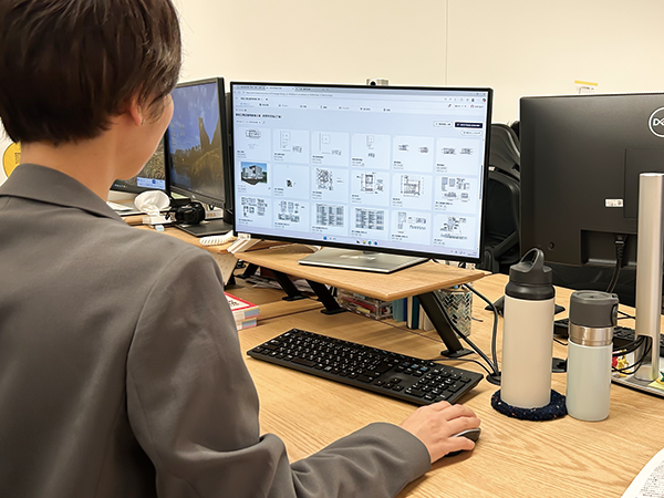 ARCHITREND ONEによる作業風景