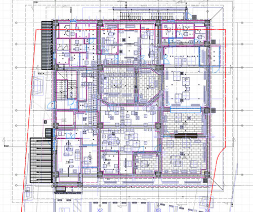 GLOOB総合図作業画面
