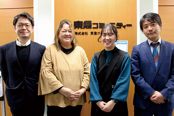 左から　平氏、久保田氏、竹内氏、小出氏