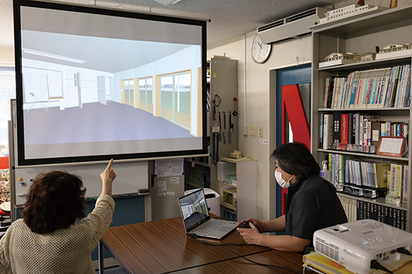 ARCHITREND リアルウォーカーとコントローラーを使ってプレゼンテーション