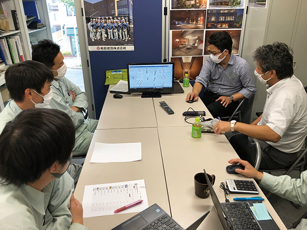 作業所での動画教育