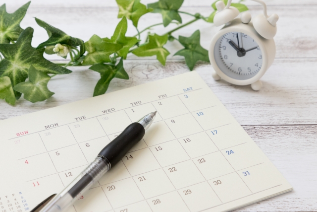 スケジュール帳