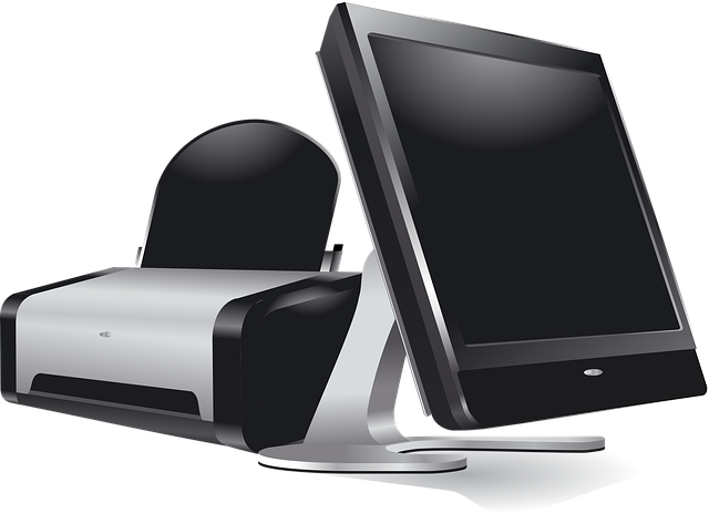 PCのモニターとプリンター